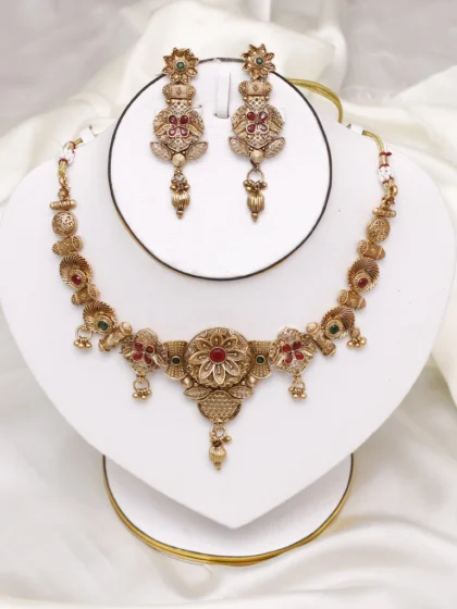 Luxury Meenakari Style Bridal Necklace